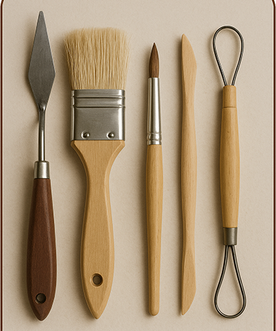 PINCELES Y HERRAMIENTAS